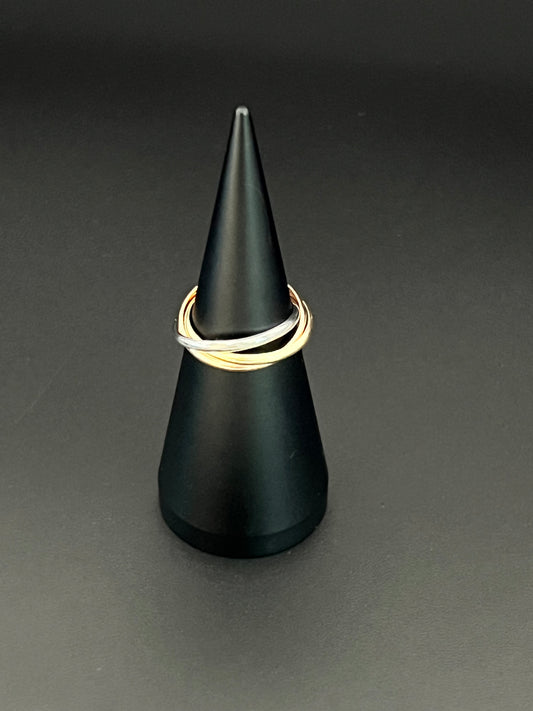 14K Tri-color Ring