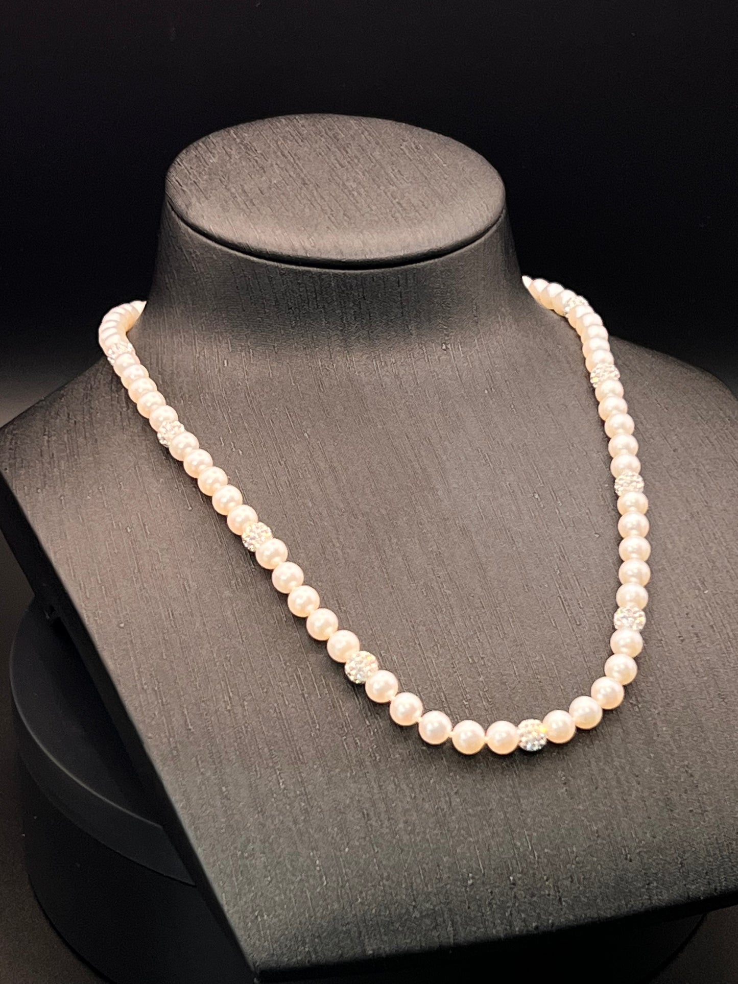 Natural Pearls Necklace 14K Gold