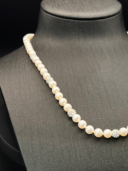 Natural Pearls Necklace 14K Gold